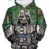 Star Wars Armored Tech Darth Vader All Over Print 3D Hoodie