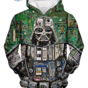 Star Wars Armored Tech Darth Vader All Over Print 3D Hoodieproduct photo 3
