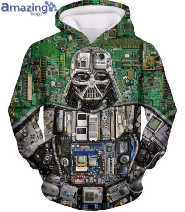Star Wars Armored Tech Darth Vader All Over Print 3D Hoodieproduct photo 3