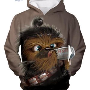 Star Wars Baby Chewbacca All Over Print 3D Hoodie image Star Wars Baby Chewbacca All Over Print 3D Hoodieproduct photo 2