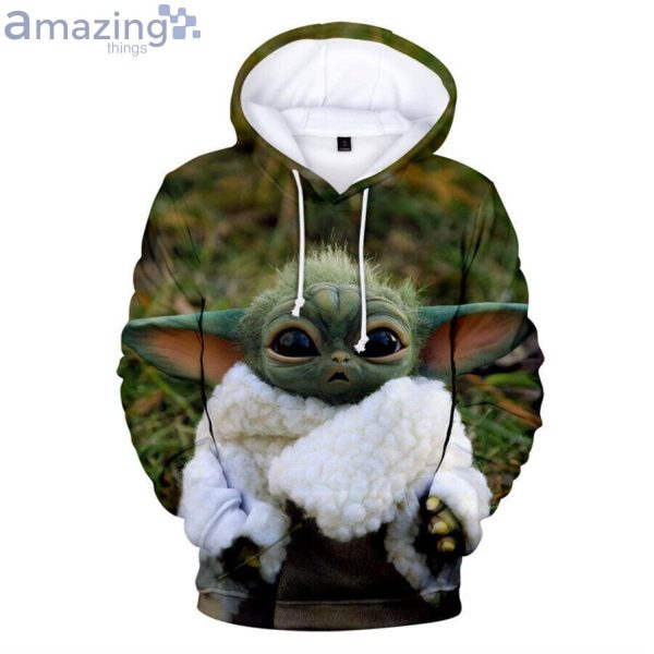 Star Wars Baby Yoda Cute All Over Print 3D Hoodieproduct photo 1