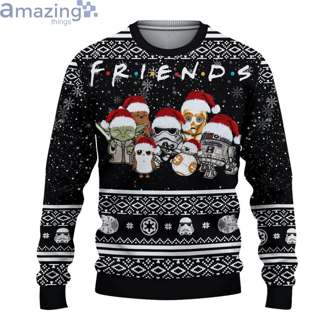 Star Wars Baby Yoda Friends Ugly Christmas Sweater Product Photo 1