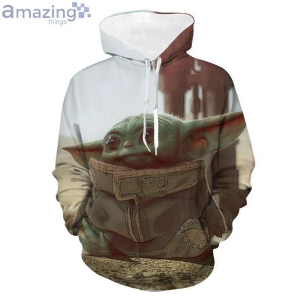 Star Wars Baby Yoda Full Print 3D Hoodieproduct photo 1