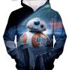 Star Wars Bb-8 Droid Series 3D Pullover Printed Over Unisex Hoodie