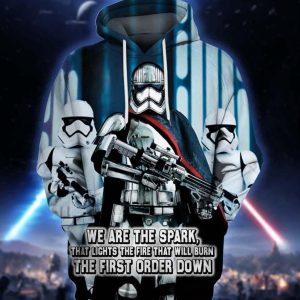 Star Wars Captain Phasma All Over Print 3D Hoodieproduct photo 1