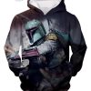Star Wars Clone Wars Boba Fett All Over Print 3D Hoodie