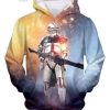 Star Wars Clone Wars Command Trooper Graphic 3D Hoodie
