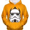 Star Wars Clone Wars Promo Stormtrooper Mask Amazing Yellow 3D Hoodie