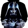 Star Wars Darth Vader Stare Full Face Print 3D Hoodie