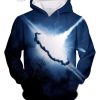 Star Wars Death Star Impact All Over Print 3D Hoodie