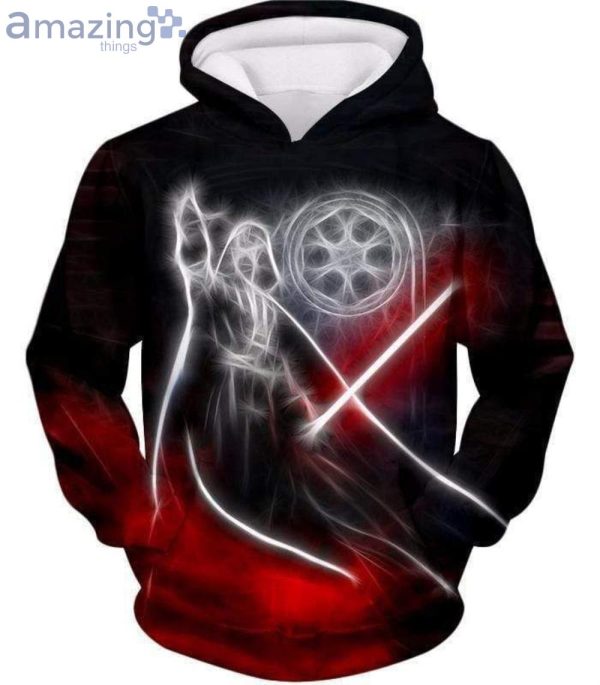 Star Wars Galactic Empire Darth Vader Promo Silhouette Black 3D Hoodieproduct photo 2