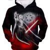 Star Wars Galactic Empire Darth Vader Promo Silhouette Black 3D Hoodie
