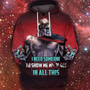 Star Wars I Need Someone Art All Over Print 3D Hoodieproduct photo 1