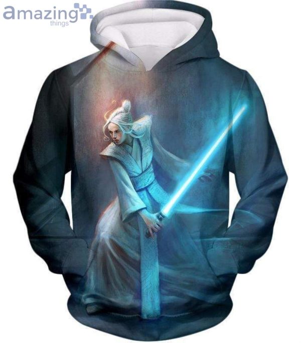 Star Wars Master Atris Action White Haired All Over Print 3D Hoodieproduct photo 1
