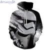 Star Wars Portrait Robot Astronaut All Over Print 3D Hoodie