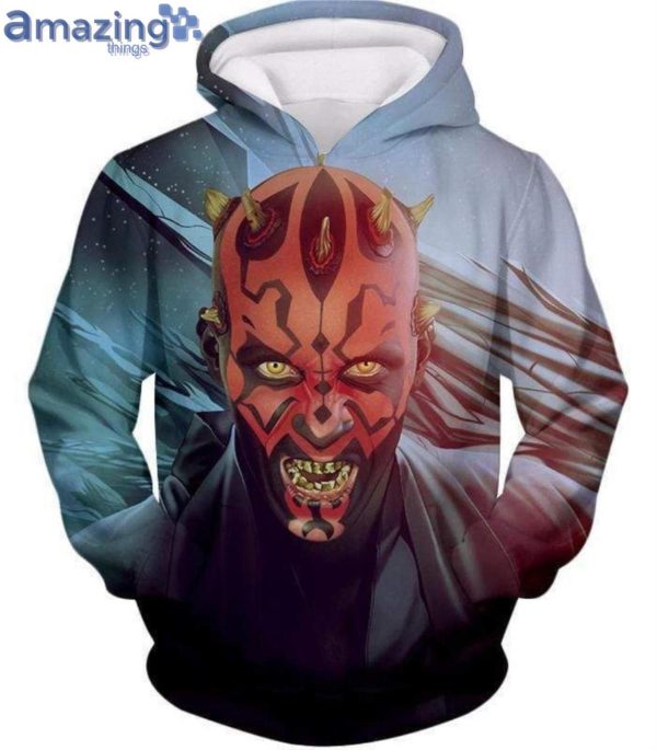Star Wars Scary Sith Lord Darth Maul Animated Graphic Action 3D Hoodieproduct photo 2