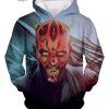 Star Wars Scary Sith Lord Darth Maul Animated Graphic Action 3D Hoodieproduct photo 2 Product photo 2