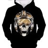 Star Wars Star Wars Rebel Dead Pilot Helmets Black 3D Hoodie