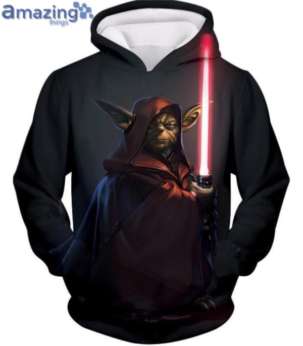 Star Wars The Jedi Grandmaster Yoda All Over Print 3D Hoodieproduct photo 2
