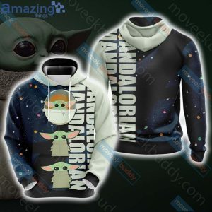 Star Wars The Mandalorian The Child Cartoon 3D Hoodieproduct photo 3