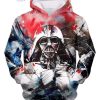Star Wars Turned To Dark Side Sith Lord Darth Vader Crazy Graphic 3D Hoodie