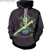 Star Wars Yoda Bong All Over Print 3D Hoodie