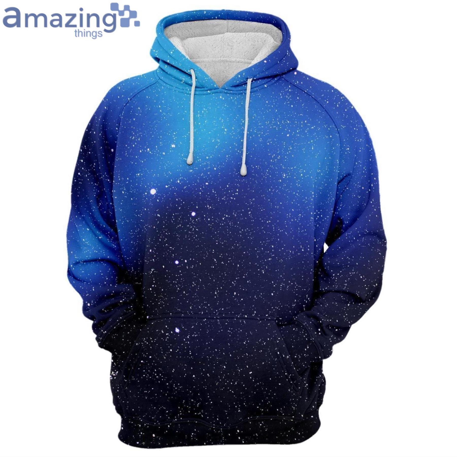 Stars Are Cool Blue Galaxy All Over Print 3D Hoodie