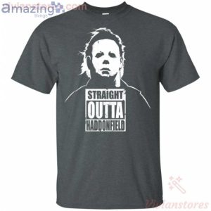 Straight Outta Haddonfield Michael Myers T Shirt Perfect Halloween image Straight Outta Haddonfield Michael Myers T-Shirt Perfect Halloween Product Photo 2