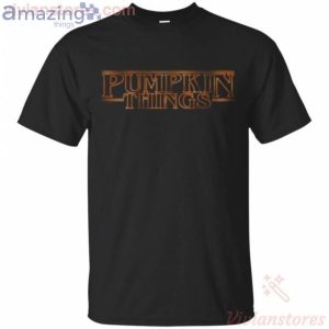 Stranger Things Mixed Pumpkin Things Halloween T-Shirt Product Photo 1