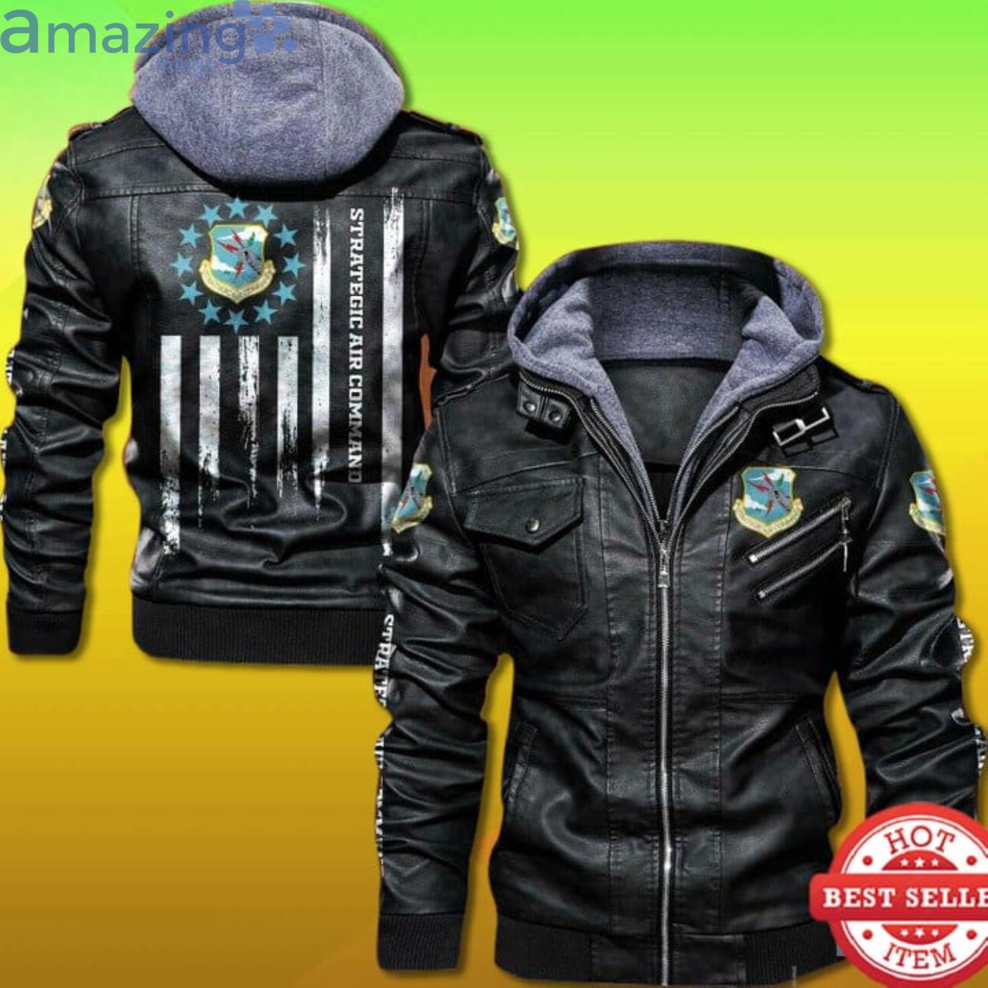 Strategic Air Command 2D Trending Leather Jacket