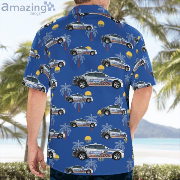 Summerville South Carolina Summerville Police Department 2018 Dodge Charger Hawaiian Shirt Product Photo 4