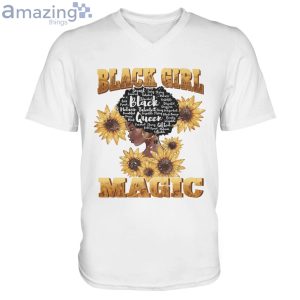 Sunflowers Black Girl Magic Long Sleeve T-Shirt Product Photo 7