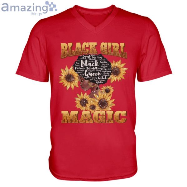 Sunflowers Black Girl Magic Long Sleeve T-Shirt Product Photo 8