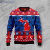 Sweet Home Michigan Map Ugly Christmas Sweater
