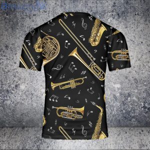 Swinging With Saxophone Sound Summer Vacation Hawaii 3D Shirt Product Photo 2