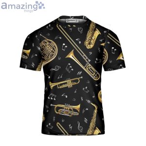 Swinging With Saxophone Sound Summer Vacation Hawaii 3D Shirt Product Photo 3