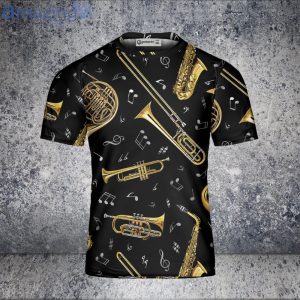 Swinging With Saxophone Sound Summer Vacation Hawaii 3D Shirt Product Photo 4