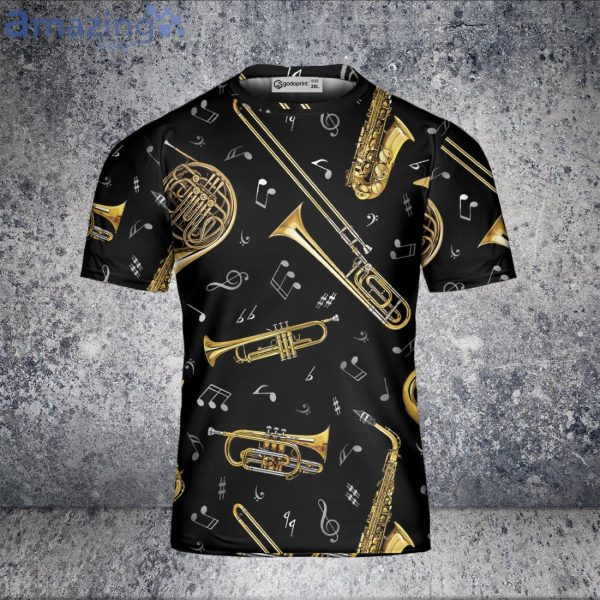Swinging With Saxophone Sound Summer Vacation Hawaii 3D Shirt Product Photo 4