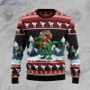 T-Rex Santa Clause Funny Family Ugly Christmas Sweater