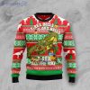 T-Rex Tree Christmas T-Rex Bells Ugly Christmas Sweater