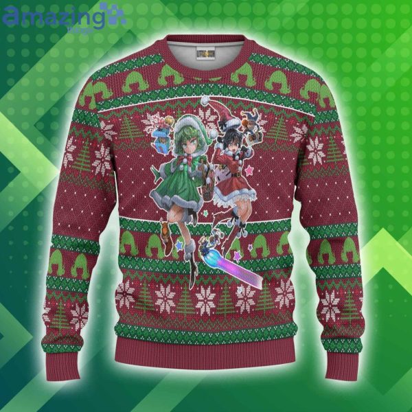 Tatsumaki And Fubuki Christmas Ugly Sweater Custom One Punch Man Anime 3D Sweater Product Photo 1