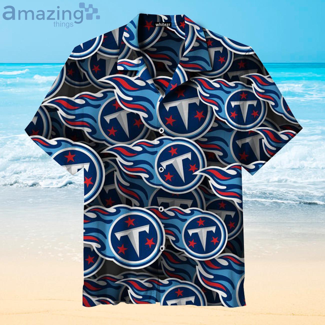 Tennessee Titans Fans Gift Logo Sport Lover Hawaiian Shirt Product Photo 1