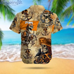 Tennessee Volunteers Pirates Fans Pirates Skull Hawaiian Shirtproduct photo 3
