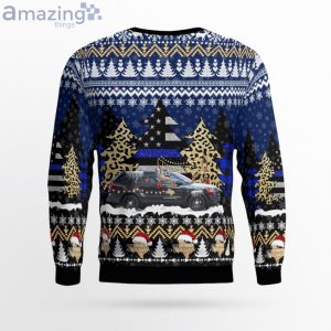 Texas Dps Ford Police Interceptor Utility Christmas Sweater Product Photo 3