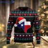 Texas Lover Christmas Santa Hat Ugly Christmas Sweater