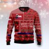 Texas Merry Christmas Red Ugly Christmas Sweater