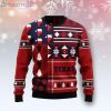 Texas Red Pattern Red Ugly Christmas Sweater