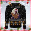 Thanos Less People More Bourbon Christmas Ugly Sweater