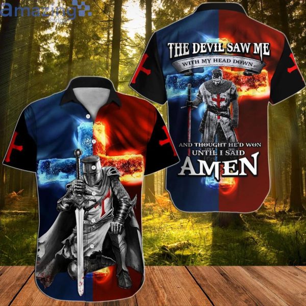 The Devil Saw Me Jesus Hawaiian Shirt For Men And Womenproduct photo 1