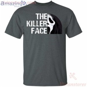 The Killer Face Ghostface Funny Halloween T Shirt image The Killer Face Ghostface Funny Halloween T-Shirt Product Photo 2